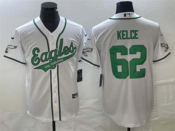 Men's Philadelphia Eagles #62 Jason Kelce White Cool Base Stitched Baseball Jersey,We sell and wholesale Men's Philadelphia Eagles #62 Jason Kelce White Cool Base Stitched Baseball Jersey on line form chian!